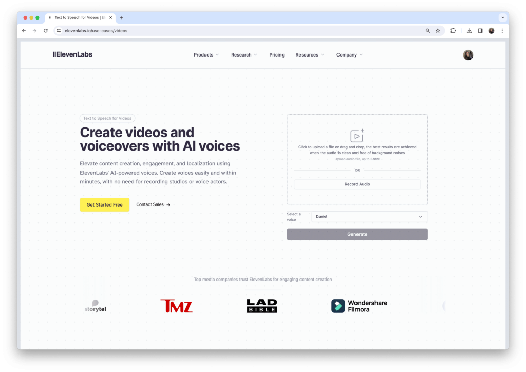eleven labs audiobooks