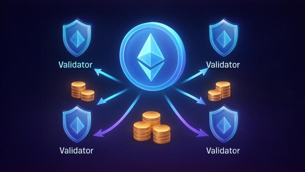 Ethereum Proof of Stake staking process validators 2025
