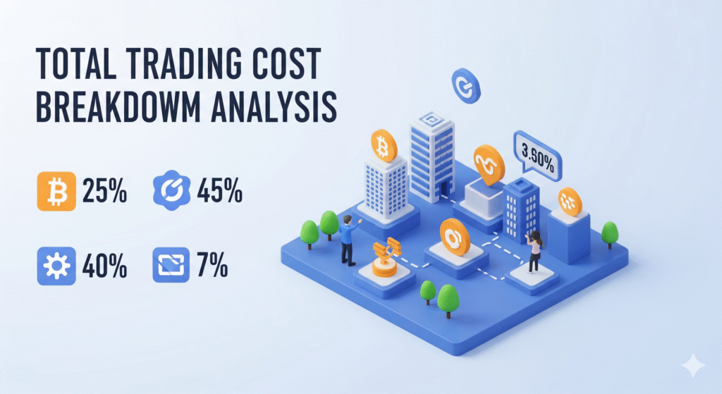 Total trading cost breakdown analysis