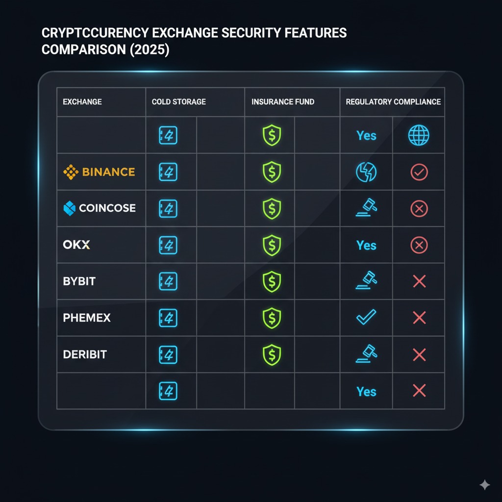 Crypto Exchange Security Guide 2025: Regulations & Safety Measures 1 Complete crypto exchange security guide. Learn regulations, safety measures, and how to choose secure platforms like Binance, Coinbase, Kraken in 2025.