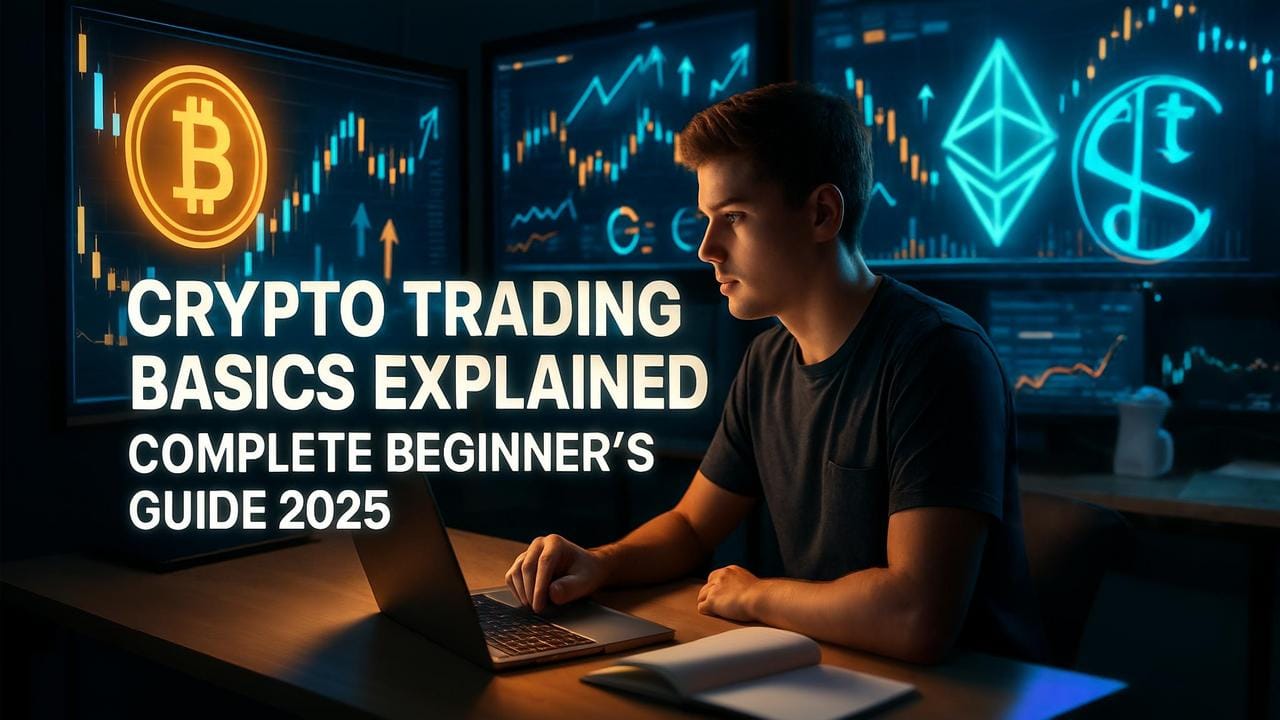 Crypto Trading Basics Explained: Complete Beginner's Guide 2025