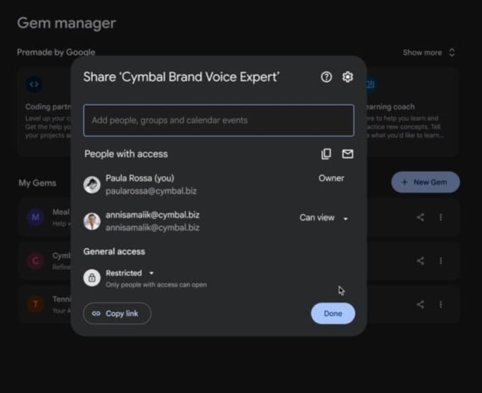 Google Gemini Gems Sharing: Share Custom AI Assistants 2025 30 Google Gemini Gems Sharing: Share Custom AI Assistants 2025
