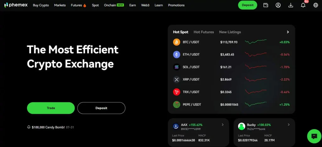 phemex-exchange-review-2025