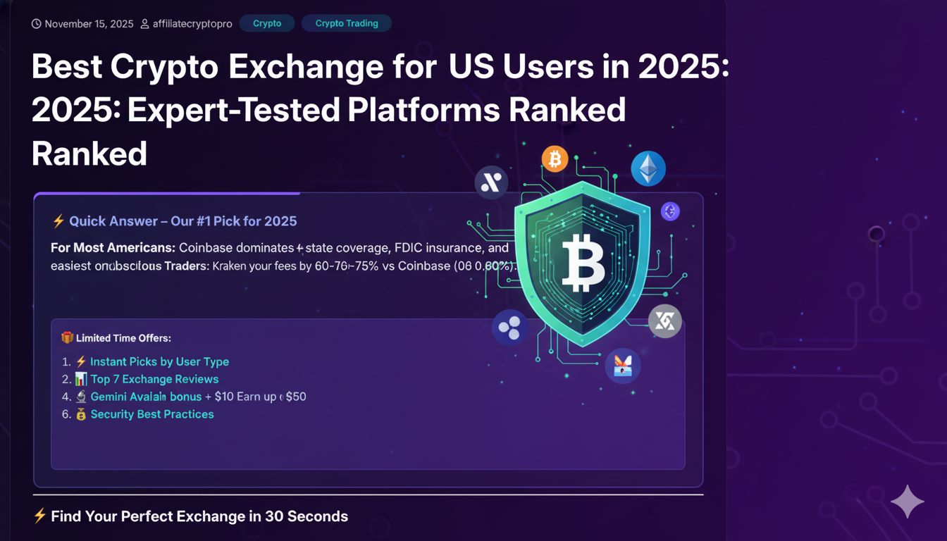 Best Crypto Exchange for US Users