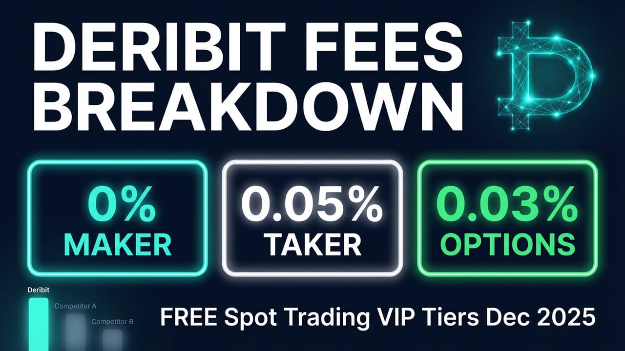 Deribit Fees 2025: Complete Trading Fee Guide (Futures, Options, VIP Tiers)