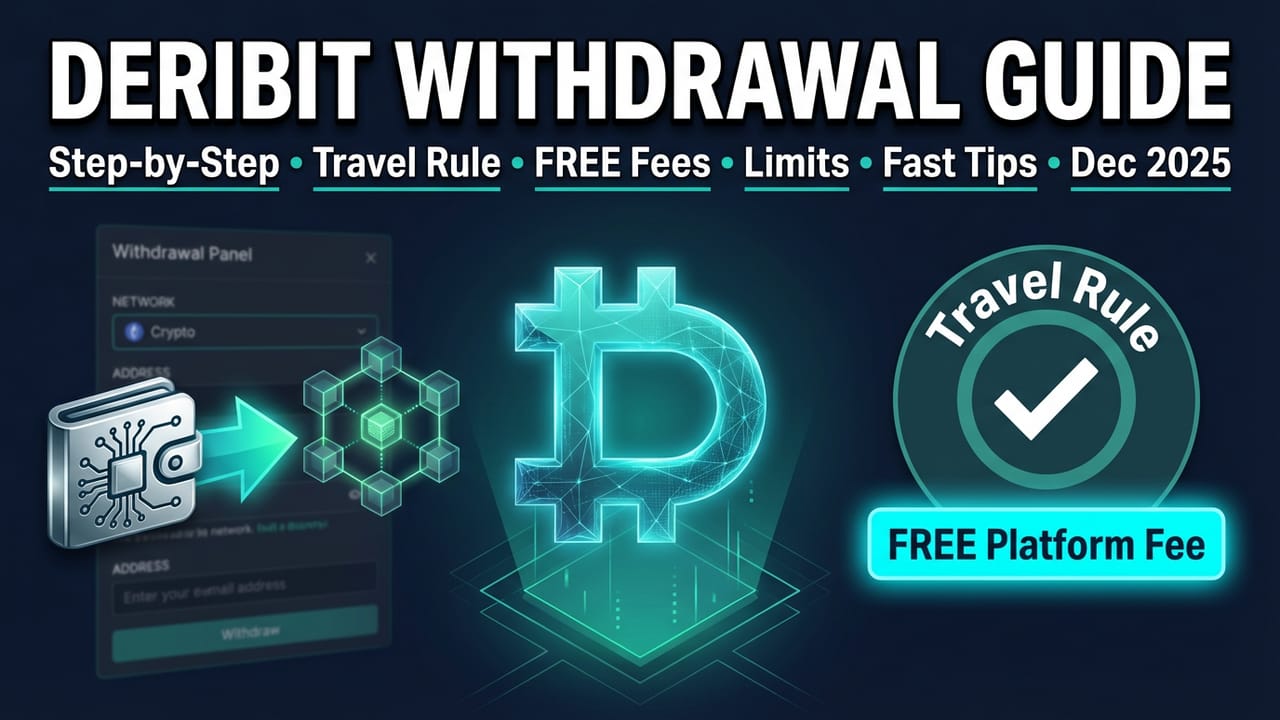 How to Withdraw from Deribit 2025: Fees, Limits & Travel Rule Guide