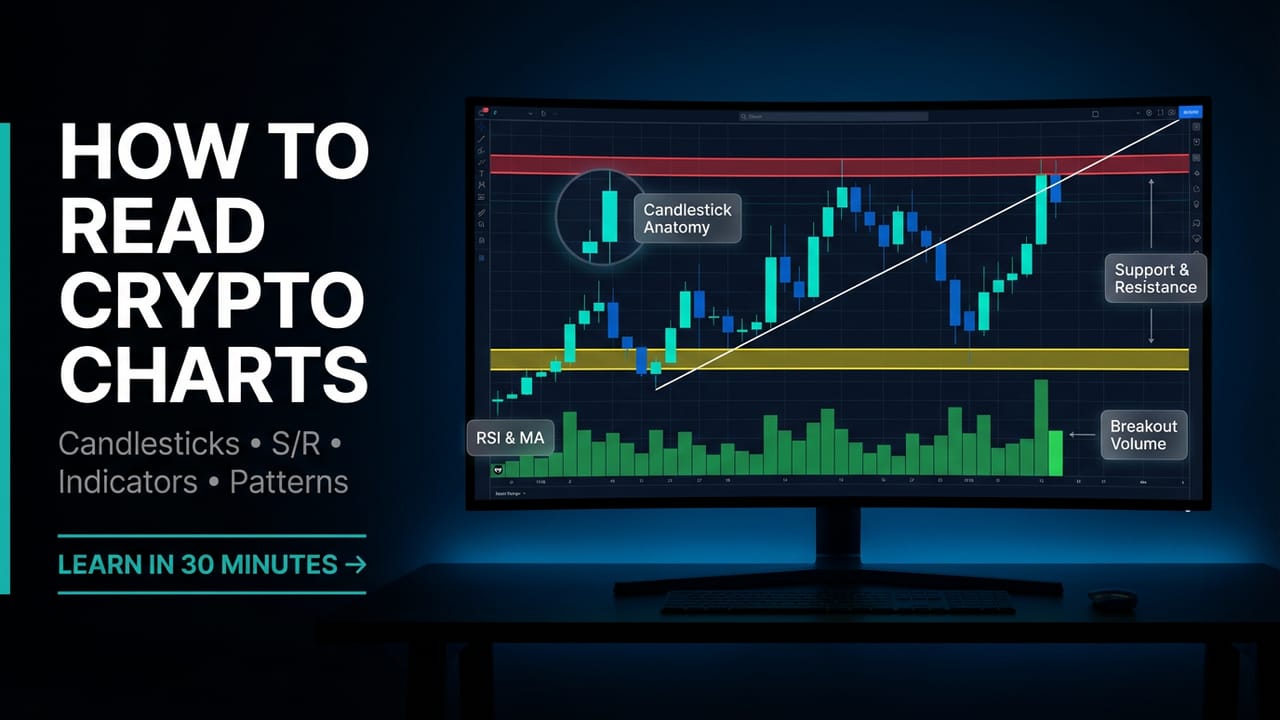 How to Read Crypto Charts: A Beginner's Step-by-Step Guide (2026)