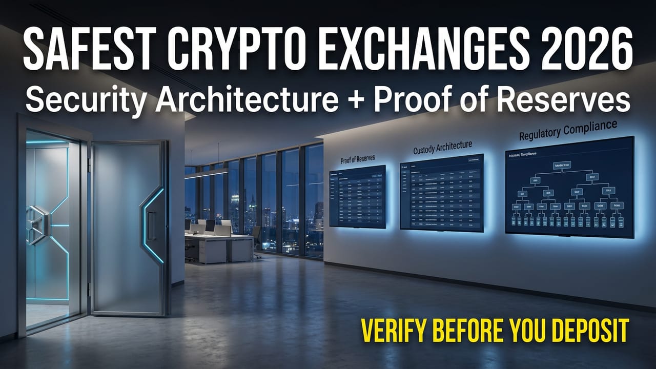 Safest Crypto Exchanges 2026: Security Architecture & Proof of Reserves