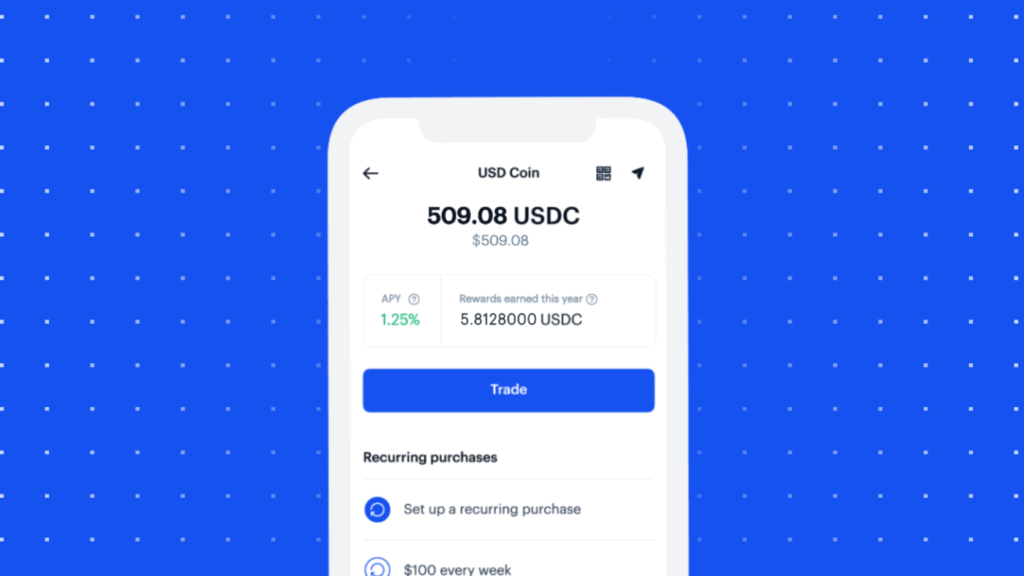 Coinbase Advanced Review — 4.70% APY on USDC holdings with no lock-up required