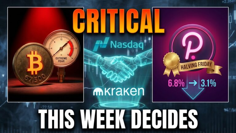 Crypto News Today: BTC $67.5K at Fear 12, Nasdaq × Kraken Tokenised Stocks, CPI Wednesday, DOT Halving Friday (10 Mar 2026)