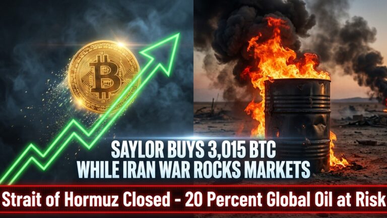 Crypto News Today: Saylor Buys 3,015 BTC, Bitmine Adds 50,928 ETH as Iran War Rocks Markets